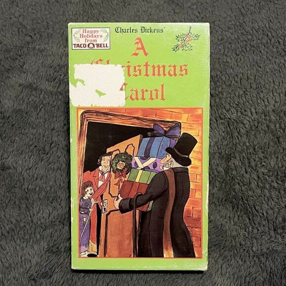 🔮 5/$25 Vintage A Christmas Carol VHS‎ from Taco Bell - Picture 1 of 5